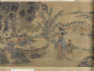 Versammlung im Lanting-Orchideen-Pavillon