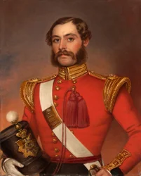 Leutnant William Munro, 39. (Dorsetshire) Regiment zu Fuß, ca. 1844