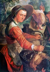 Auf dem Markt (Detail), um 1550-1537