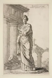 Sabina im Palast von Pr. Iustinian in Rom