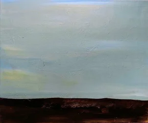 Gelassene offene Landschaft
