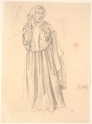 Stehende Frau