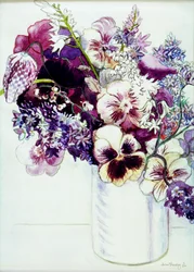 Frühlingsblumen mit Schachbrettblume, 2005