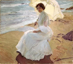 Clotilde am Strand, 1904