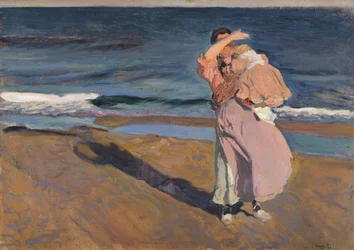 Fischerin mit Kind, Valencia, 1908