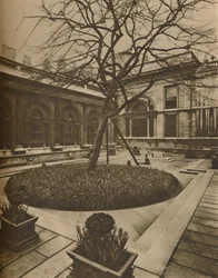 Eine architektonische Inspiration: Der Gartenhof in der Bank of England, um 1935