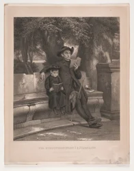 Eine Stunde beim Priester (Italienischer Priester mit seinem Schüler)