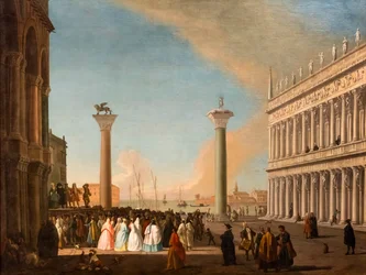 Blick auf die Piazzetta, Venedig, ca. 1730-35