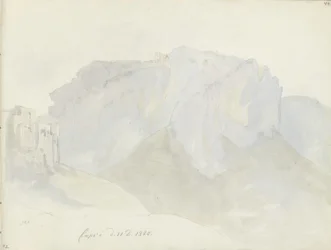 Monte Solaro von der Stadt Capri aus gesehen
