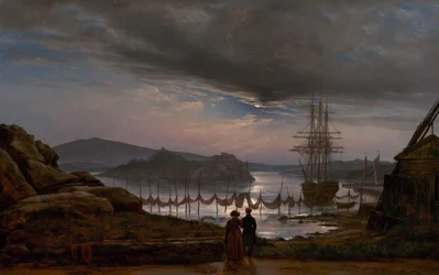 Blick von Vaekero bei Christiania, 1827