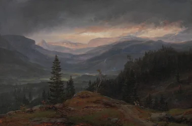 Blick über Hallingdal, 1844.