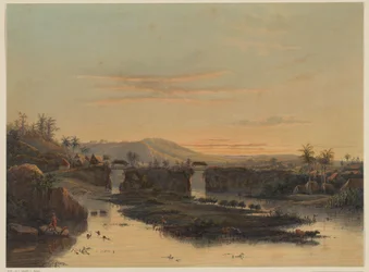 Ansicht der Umgebung von Batavia
