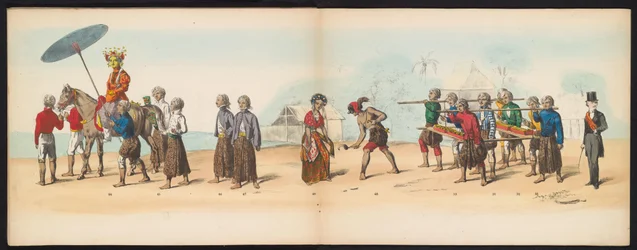 Maskerade der Delfter Studenten, 1857 (Platte 6)