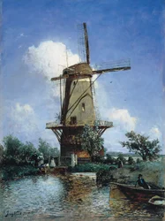 Windmühle bei Delft