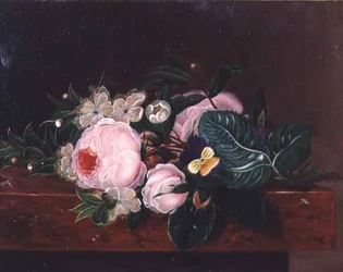Ein Arrangement von Blumen