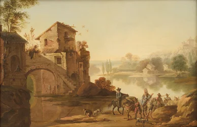Landschaft im italienischen Stil