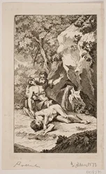 Illustration zu Salomon Gessners "Abels Tod", 1764