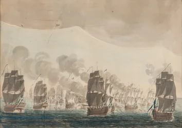 Die Seeschlacht von Öland am 26. Juli 1789