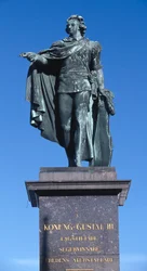 Statue von König Gustav III, 1799, Gamla Stan, Stockholm