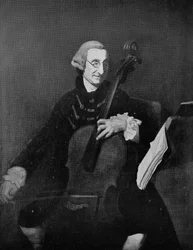 Giacomo Cervetto 1680-1783, italienischer Cellist