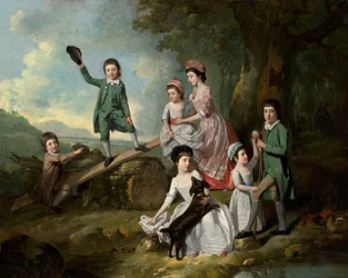 Die Lavie-Kinder, um 1770
