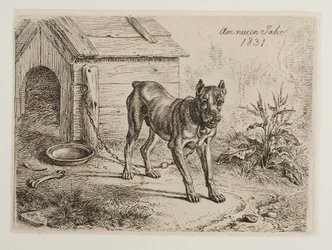 Am neuen Jahr 1831. Hund