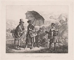 Die Künstler auf ihrer Reise, 1819
