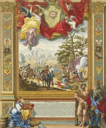 Belagerung von Mons durch die alliierten Truppen im Jahr 1709, frühes 18. Jahrhundert