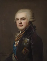 Porträt von Graf Alexander Nikolajewitsch Samojlow 1744-1814
