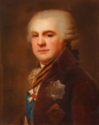 Porträt von Graf Alexander Nikolajewitsch Samojlow 1744-1814, nach 1796