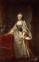 Porträt von Kaiserin Katharina II. 1729-1796, 1794