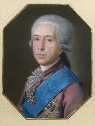 Porträt von Graf Mikhail Mikhaylovich Golitsyn 1731-1806, 1786