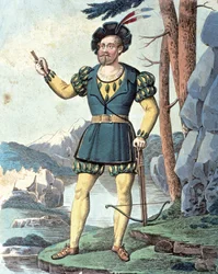 Franz von Schober als Wilhelm Tell. 1837