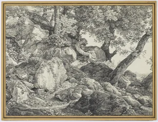 Im Park des Palazzo Chigi, Ariccia, 1818