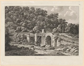 Landschaft - Ponte Acquoria bei Tivoli