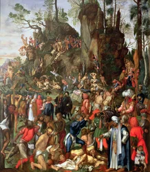 Martyrium der Zehntausend, Kopie eines Gemäldes von Albrecht Dürer