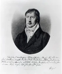 Georg Wilhelm Friedrich Hegel, graviert von F.W. Bollinger, ca. 1825
