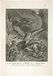 Fabel III, Tafel drei aus Lehrreiche Fabeln aus dem Reiche der Tiere
