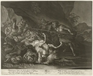 Jagd auf Löwen und Bären