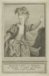 Aloisia Lange, geb. Weber 1760-1839 als Zemire, 1784