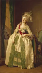 Porträt von Prinzessin Natalya Vladimirovna Saltykova, 1780er