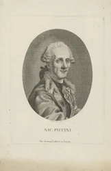 Porträt des Komponisten Niccolò Piccinni 1728-1800, ca. 1790