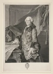 Porträt von Abel François Poisson de Vandières, Marquis von Marigny (1727-1781)