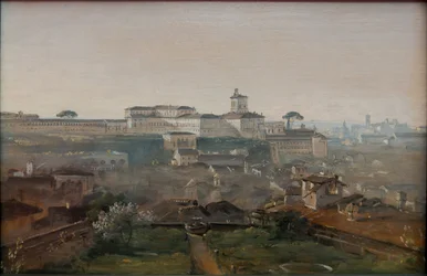 Blick von der Villa Malta auf den Quirinal