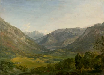 Gebirgstal (Gegend bei Ruhpolding)