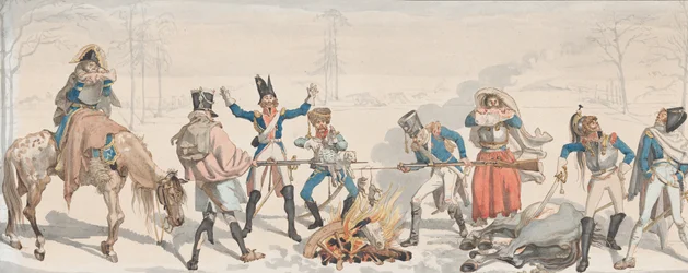 Mittagessen an der Gabel, 1813
