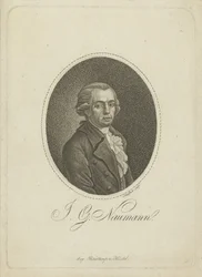 Porträt des Komponisten Johann Gottlieb Naumann 1741-1801, um 1800