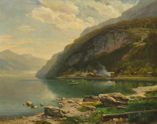 Am Brienzersee um 1883