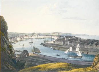 Ansicht von Dieppe, frühes 19. Jahrhundert