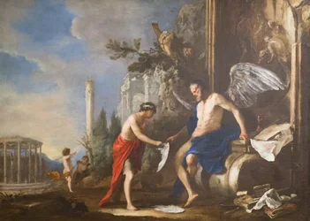 Allegorie der Zeit, Chronos und Eros